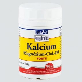 JutaVit Kalcium+Magnézium+Cink forte + D3 vitamin 90db