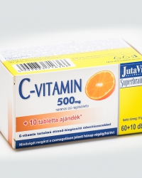 JutaVit C-vitamin 500mg rágótabletta 60+10db