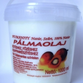 Pálmazsír / pálmaolaj 1 l vödrös